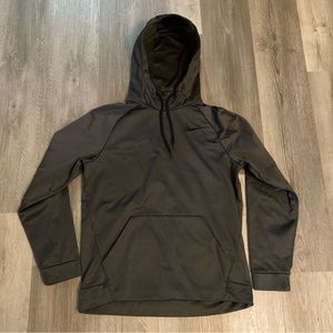 Grey Nike Dri-Fit fleece lined hooded sweatshirt